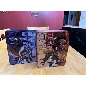 Marvel - Captain America Civil War Team Cap/Stark metal lunch box 💎